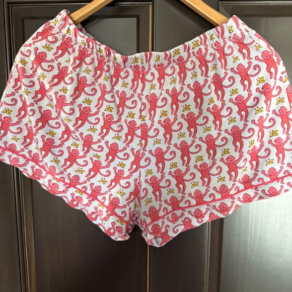 Roller Rabbit Pink Monkey Polo Pajamas - Picture 7 of 7